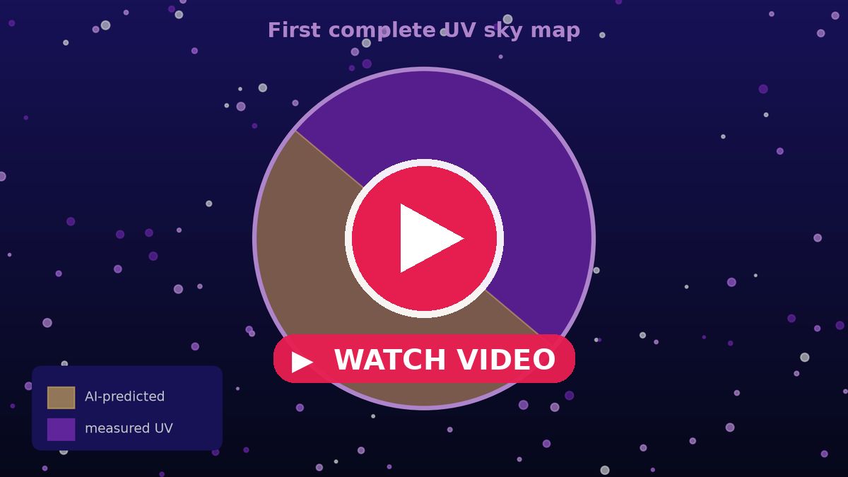 Watch video: Claude Science fills the sky: first complete UV map